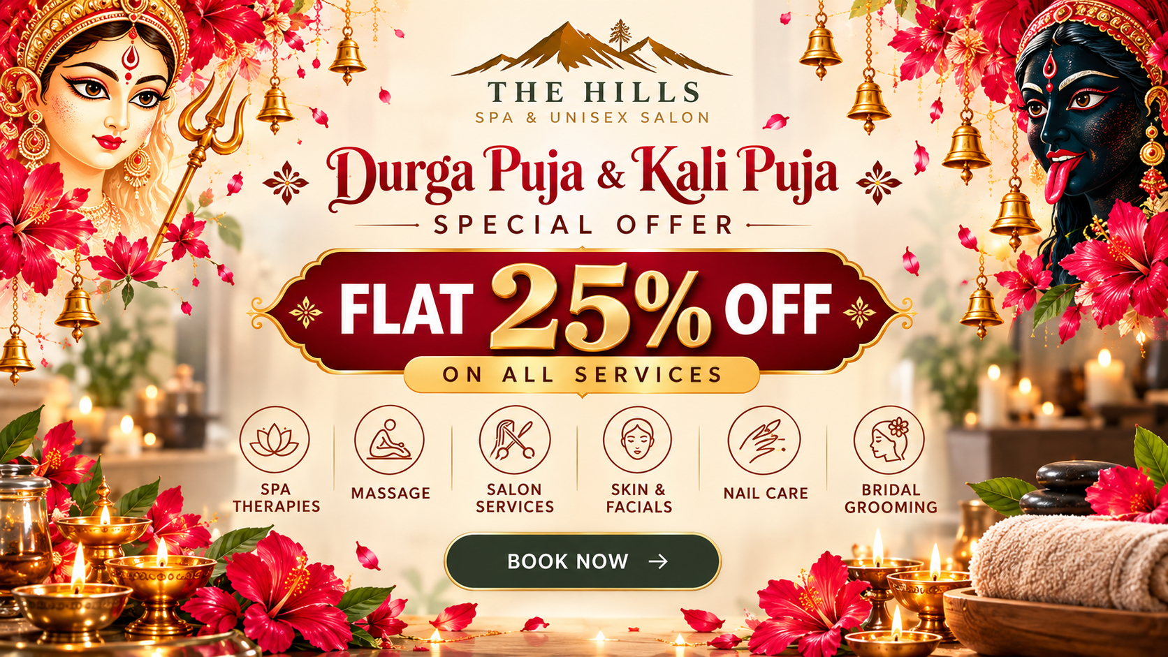 Durga Puja & Kali Puja Special Offer — Flat 25% Off